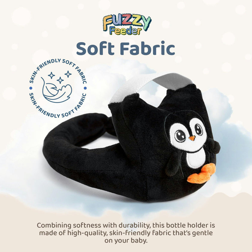 Baby Bottle Pillow Holder For Parents - Penguin