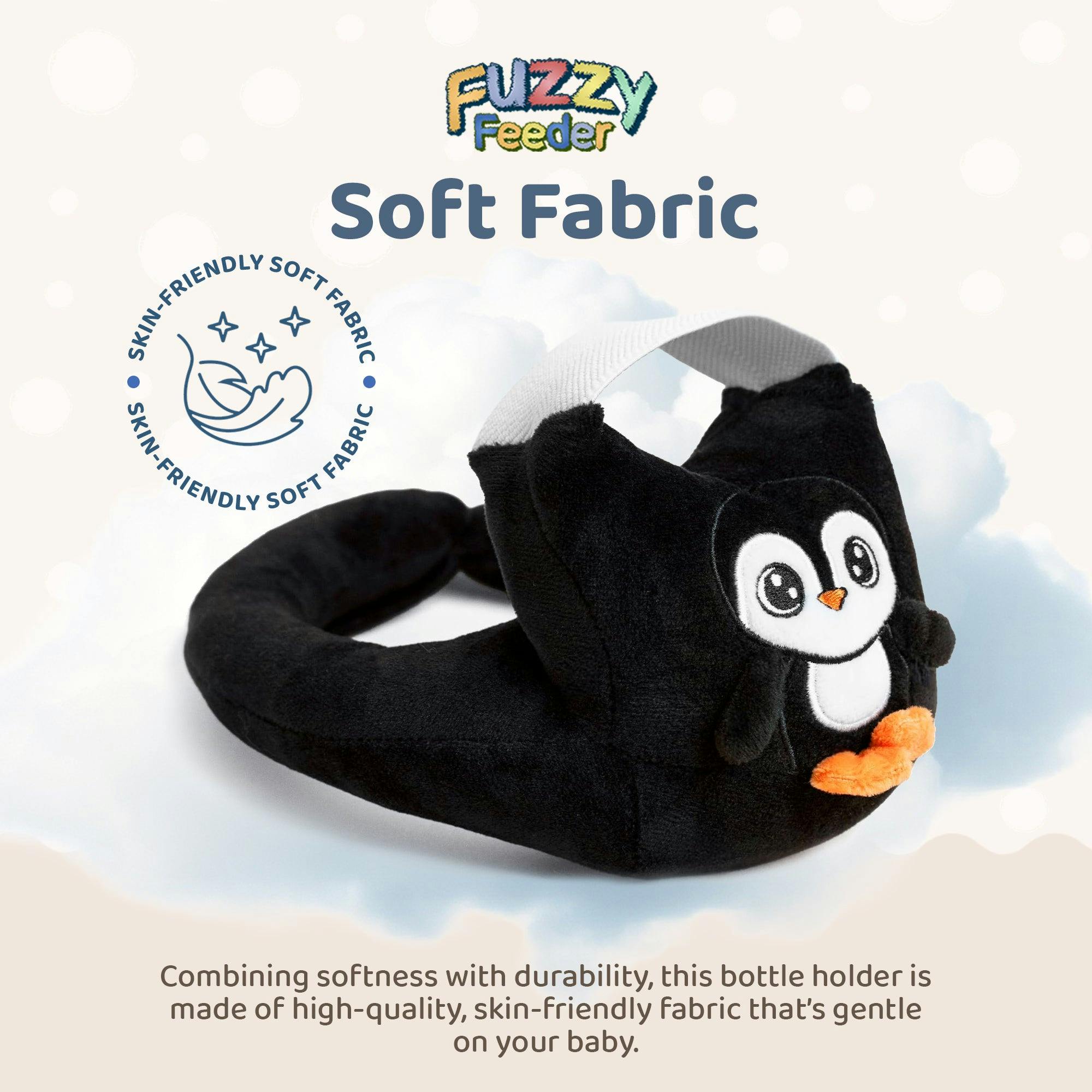 Baby Bottle Pillow Holder For Parents - Penguin