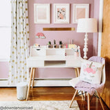 Creativo Wooden Writing Desk with Storage
