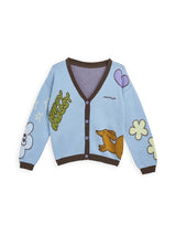 children's cotton cardigan - fun icons