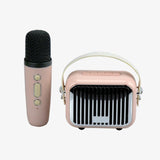 Pocket Karaoke-Microphone & Speaker Combo-Pink
