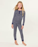 Kid's Pima Snug Fit Pajama Set in Festival of Lights