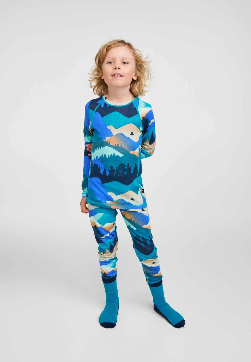 Taitoa - Kids' Merino Wool & Lyocell Base Layer Set