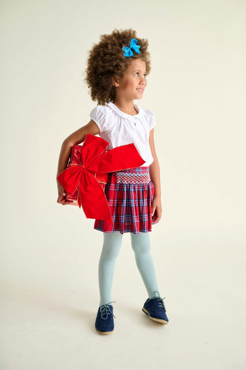Smocked Girls Skirt Lilla