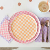 Check It! Tickle Me Pink Dinner Plates