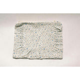 Bluebell Charm Timeless Floral Ruffle Zipper Pouch