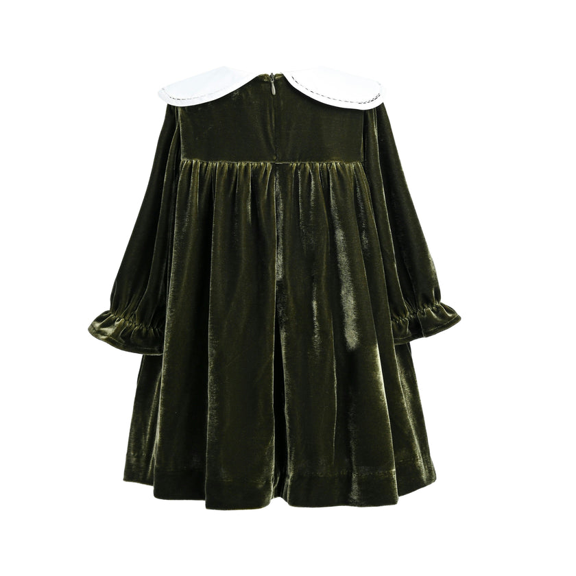 Olive & Petal Velvet Dress
