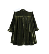 Olive & Petal Velvet Dress