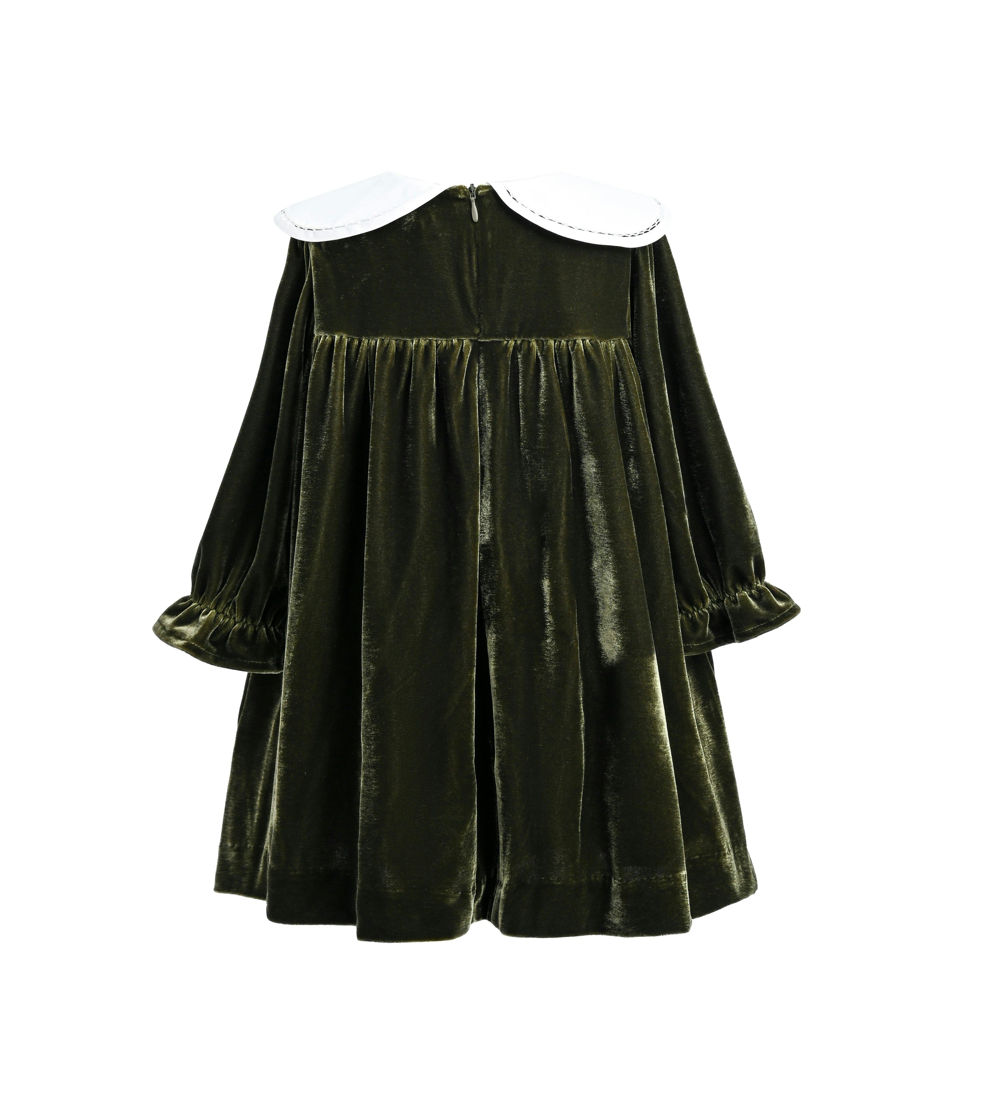 Olive & Petal Velvet Dress