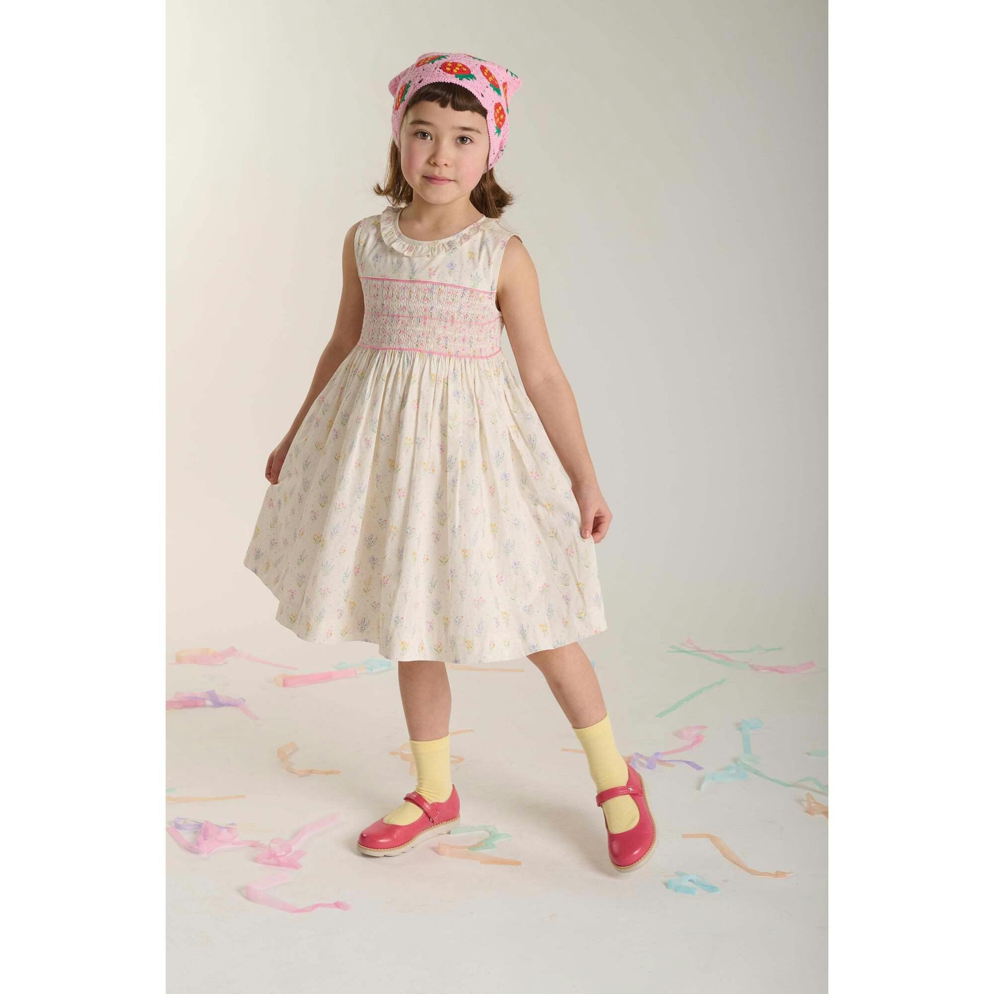 Hand-Smocked Girls Dress - Kacey