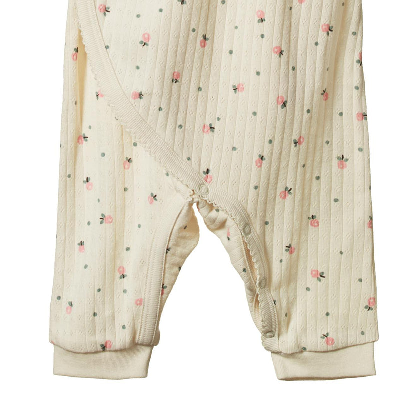 Pointelle Kimono Stretch and Grow