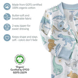 CRUZ Snug-fit Footed Baby Boys Pajamas