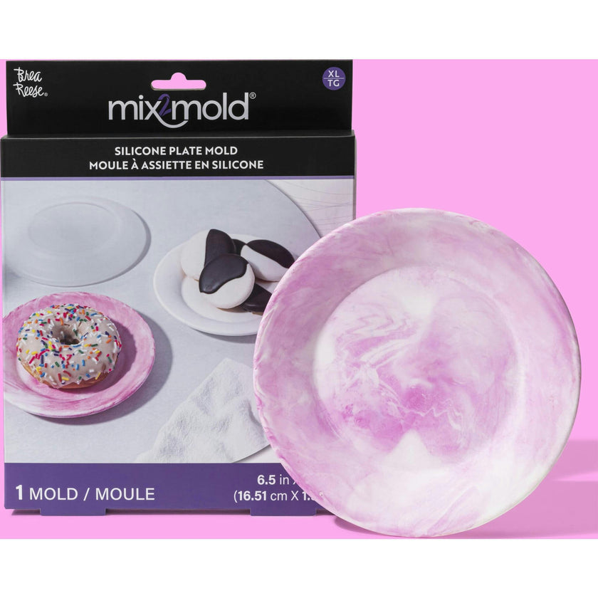 Brea Reese Mix2Mold Silicone Small Plate Mold - 1pc