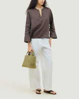 St. Barths Small Tote | Bottle Green