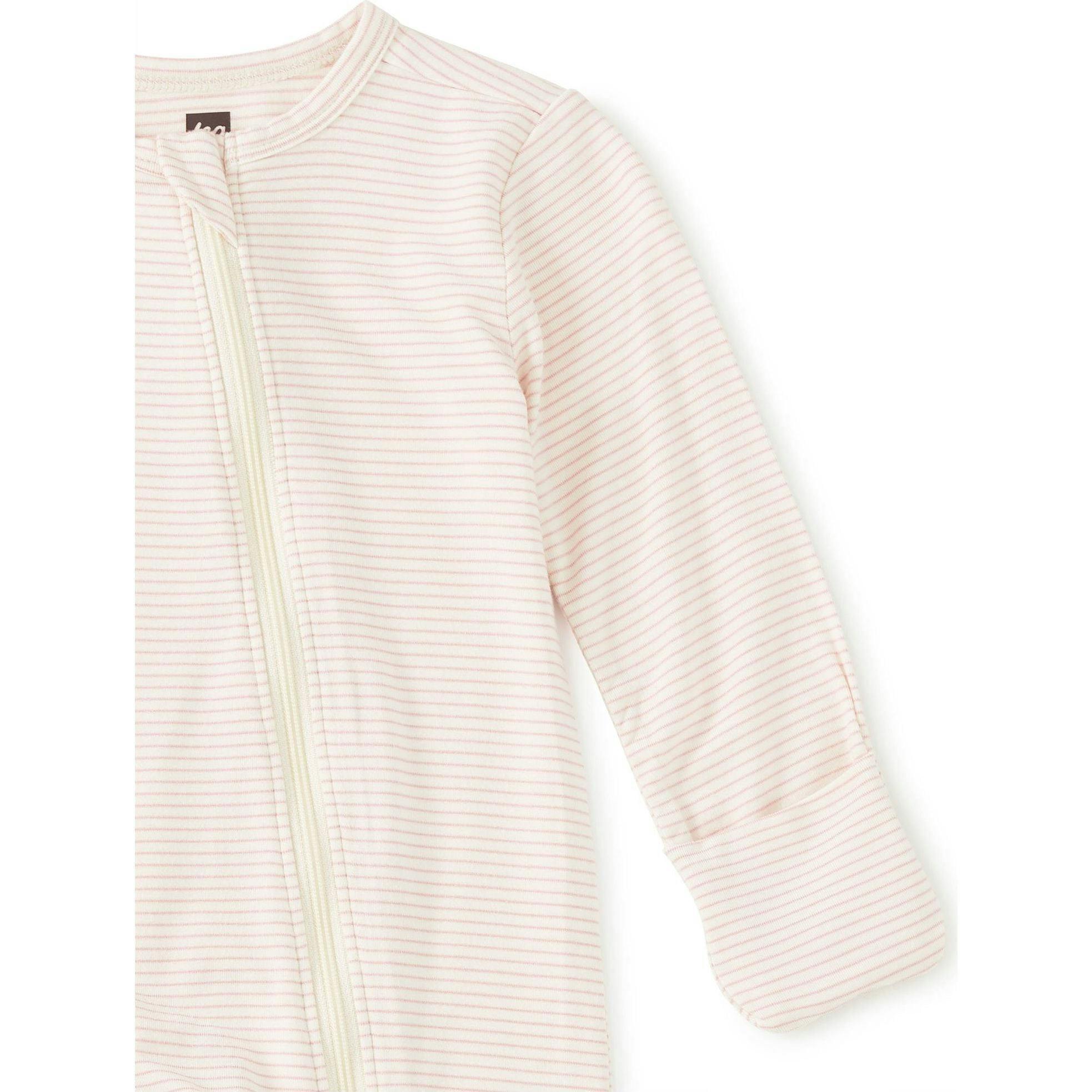 Footed Baby Romper, Pink