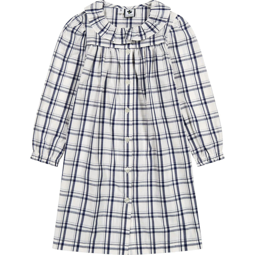 Lulu Ruffle Gown, Plaid
