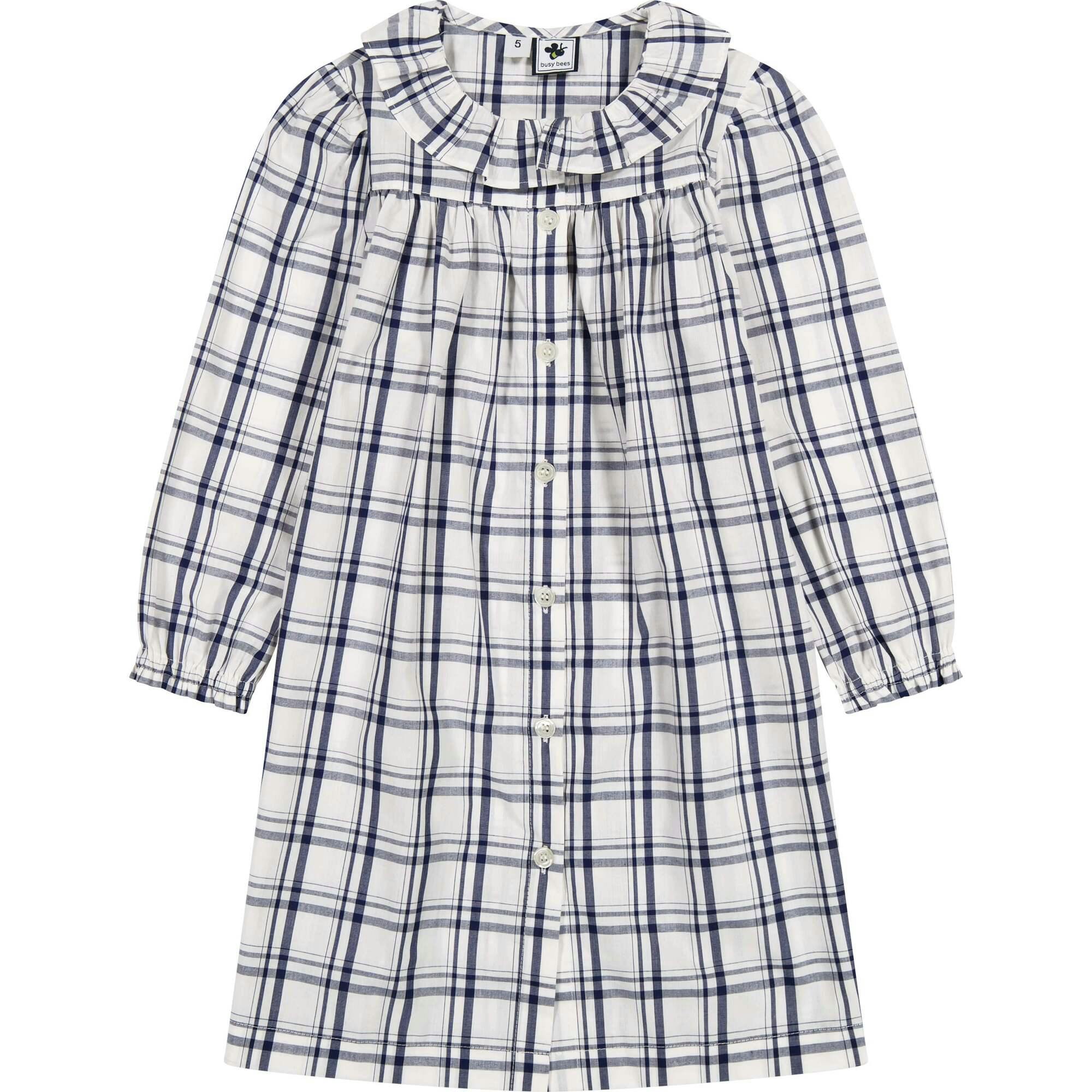 Lulu Ruffle Gown, Plaid