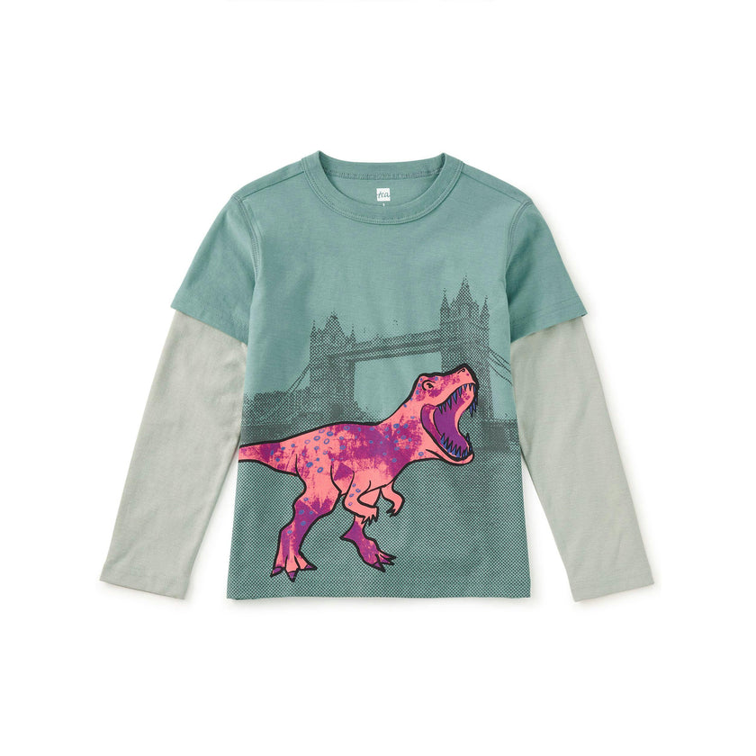 Tower Bridge T. Rex Layered Tee, Marsh
