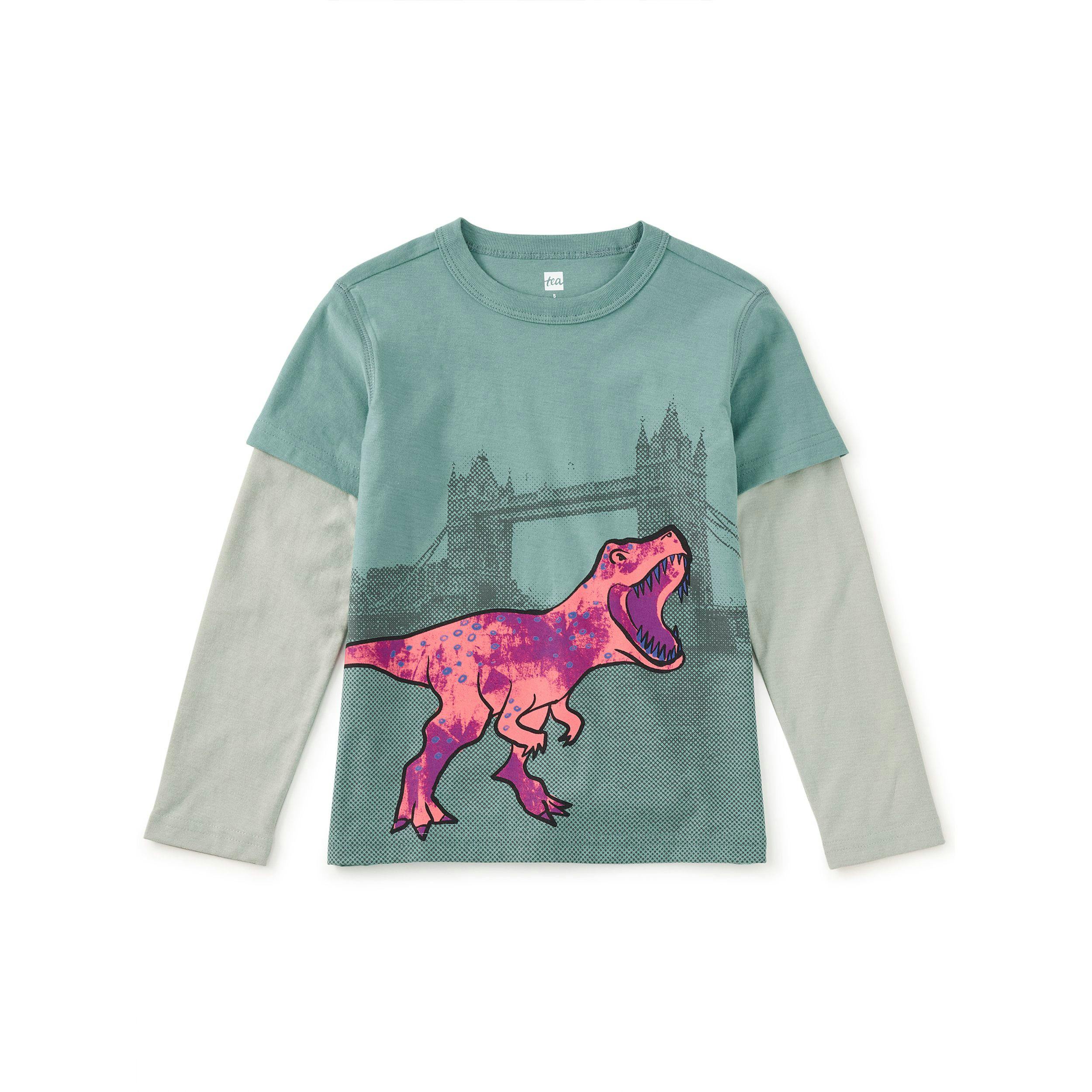 Tower Bridge T. Rex Layered Tee, Marsh