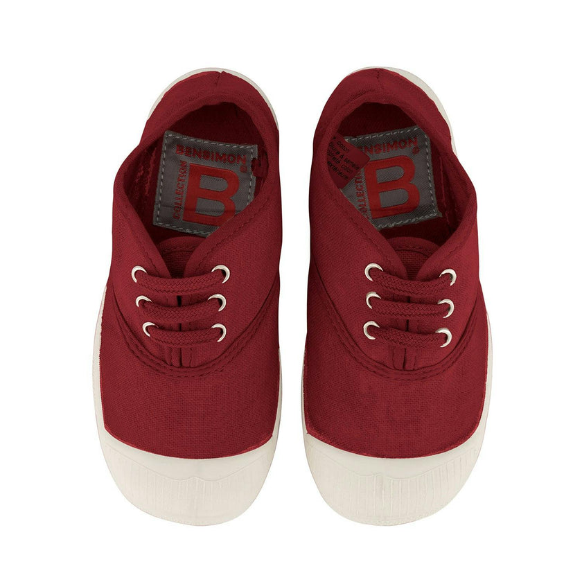 BENSIMON Kids -  Laces Tennis Shoes - Amaranth