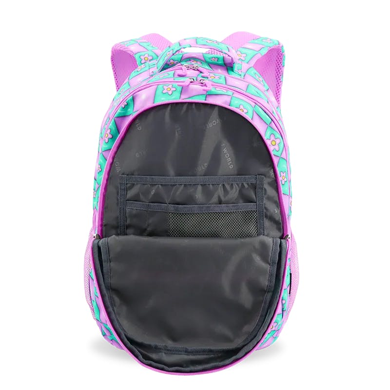 Cornelia Backpack with Lunch Bag and Pencil Case in Puffy Flower
