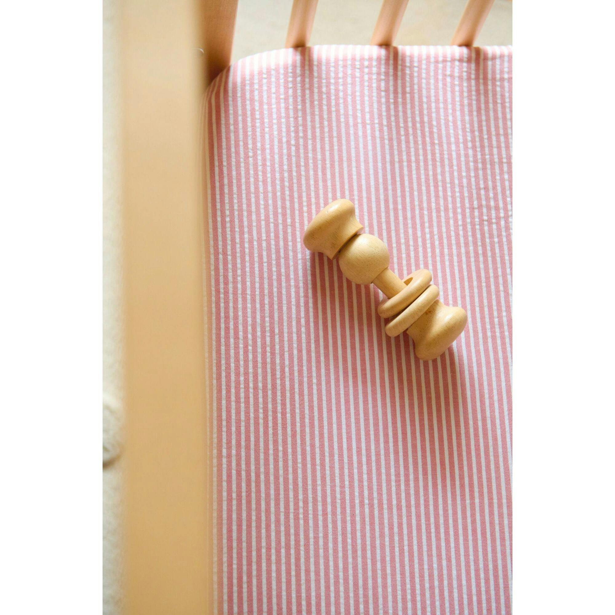 Seersucker Crib Sheet