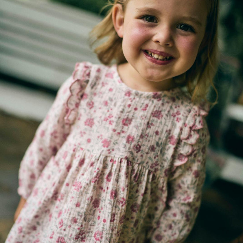 Kate Baby Set in Blushing Blooms