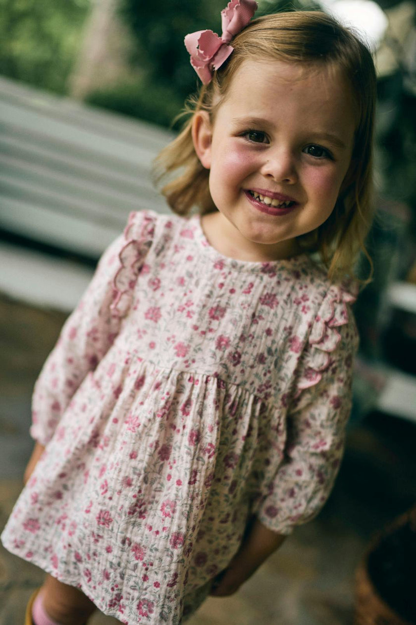 Kate Baby Set in Blushing Blooms