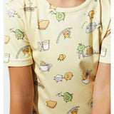 Love You Brunches Bamboo Kids Pajama Short Set