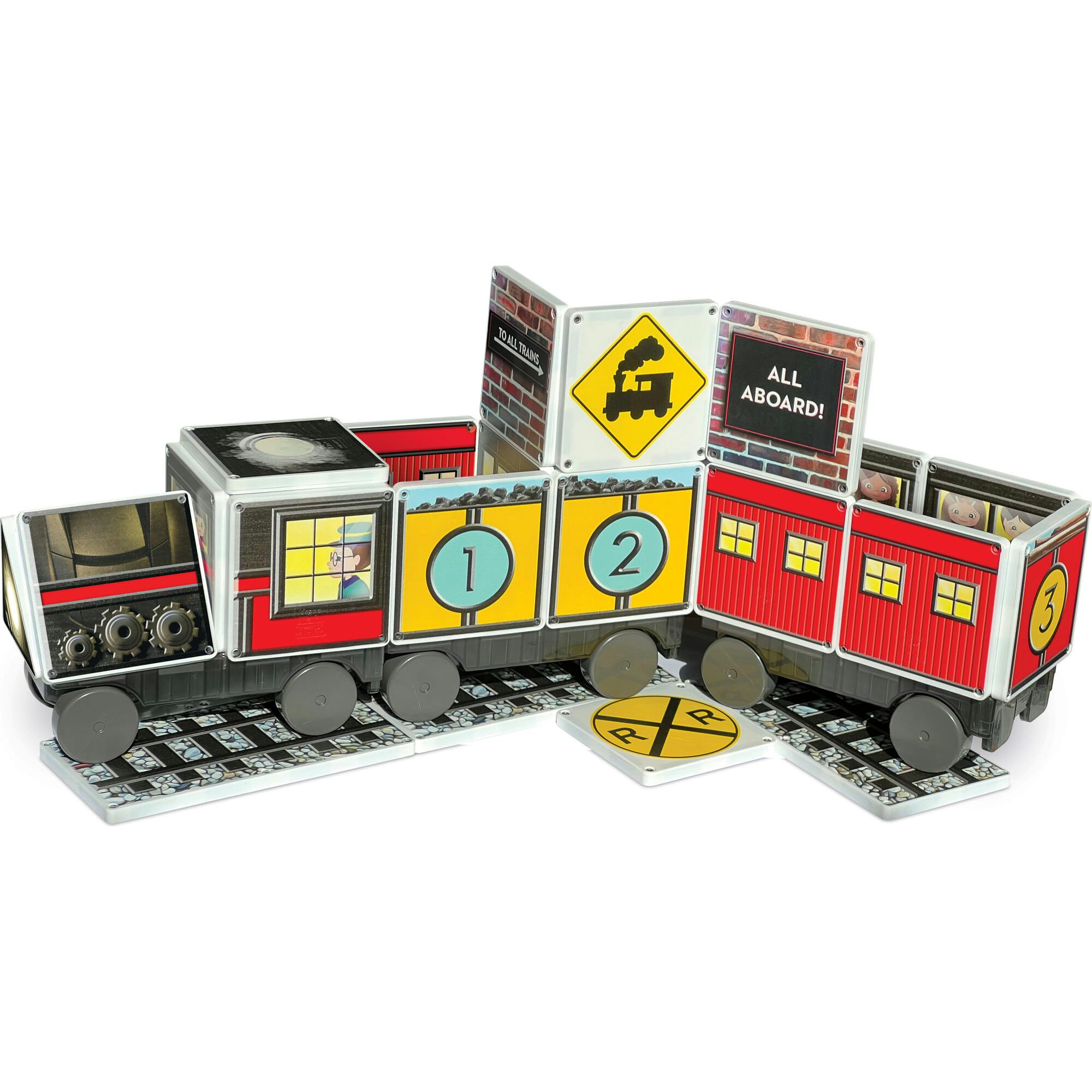 1-2 Choo Choo Train Magna-Tiles Structure Set