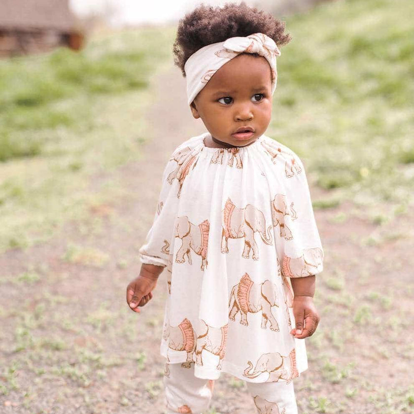 Fresh Veggies Organic Cotton Dress & Legging Set