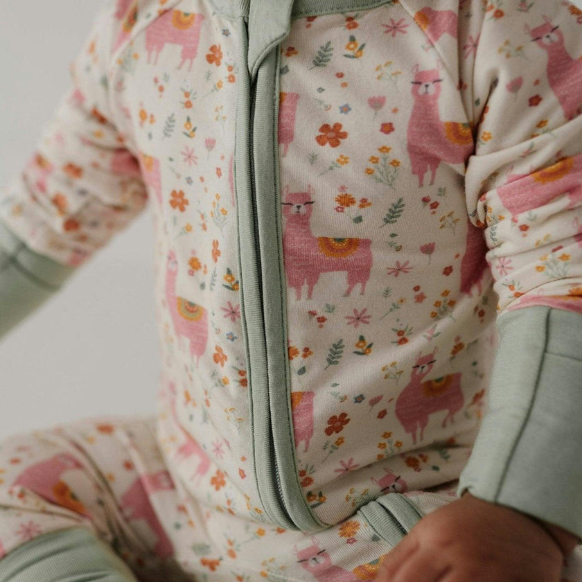 Baby Long Sleeve Zip Romper