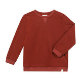 TARQUIN pique sweatshirt burgundy