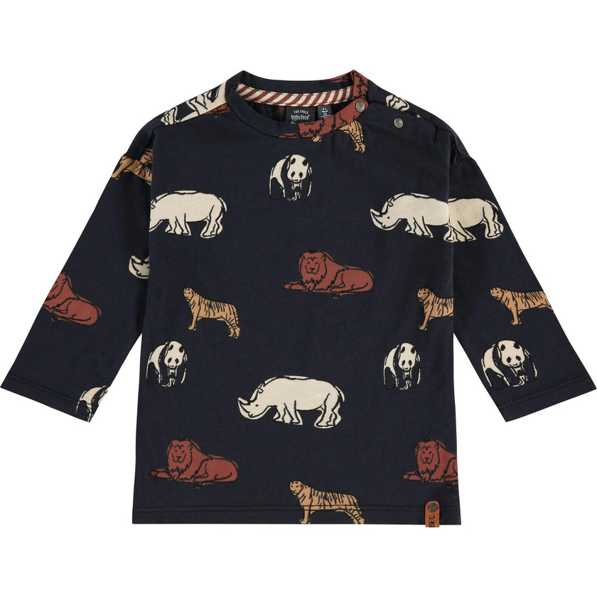 Animal Print Long Sleeve Shirt