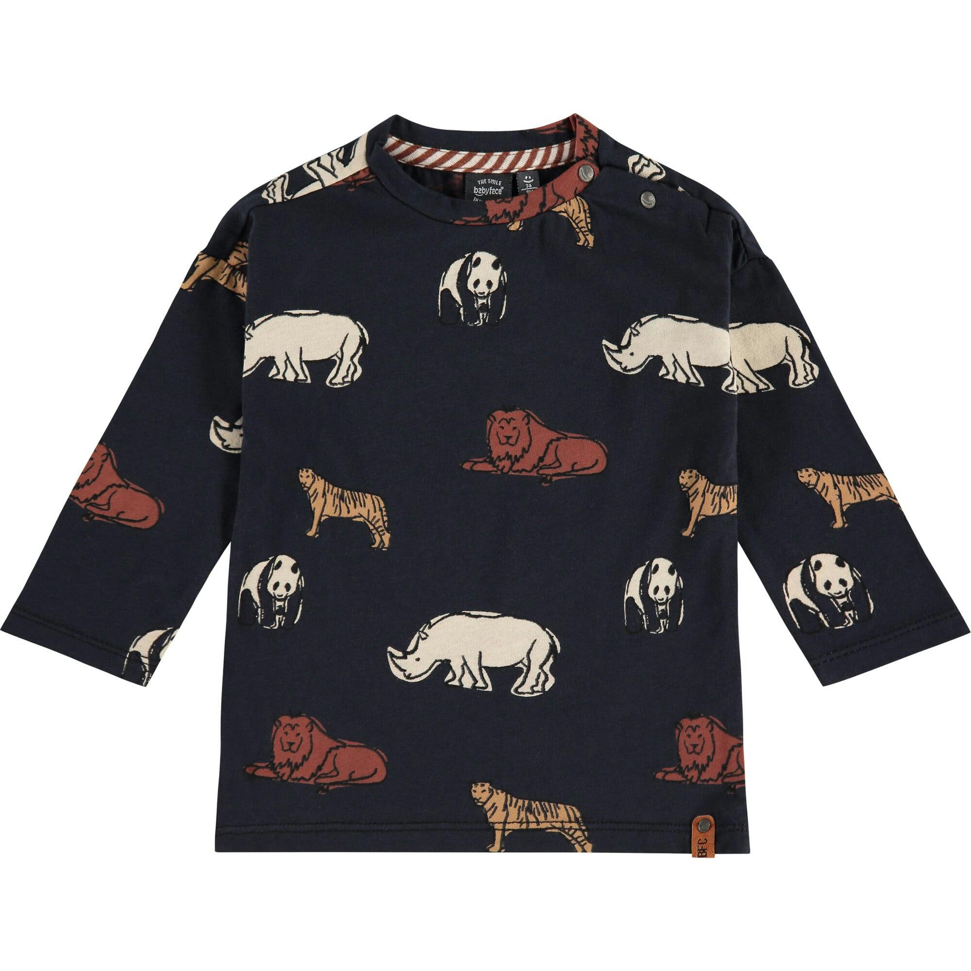 Animal Print Long Sleeve Shirt