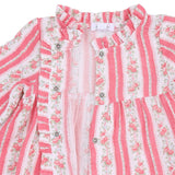 Suzie Floral Stripe - Romy Dress and Bloomer