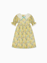 Yellow Floral Willow Girl Dress