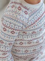 2 Piece Long Sleeve Jammie Set - Bluen Fairisle