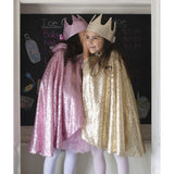 Precious Sequins "Pink" Cape & Crown Bundle