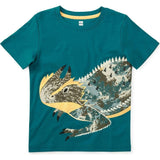 Horned Lizard Graphic Tee, Black