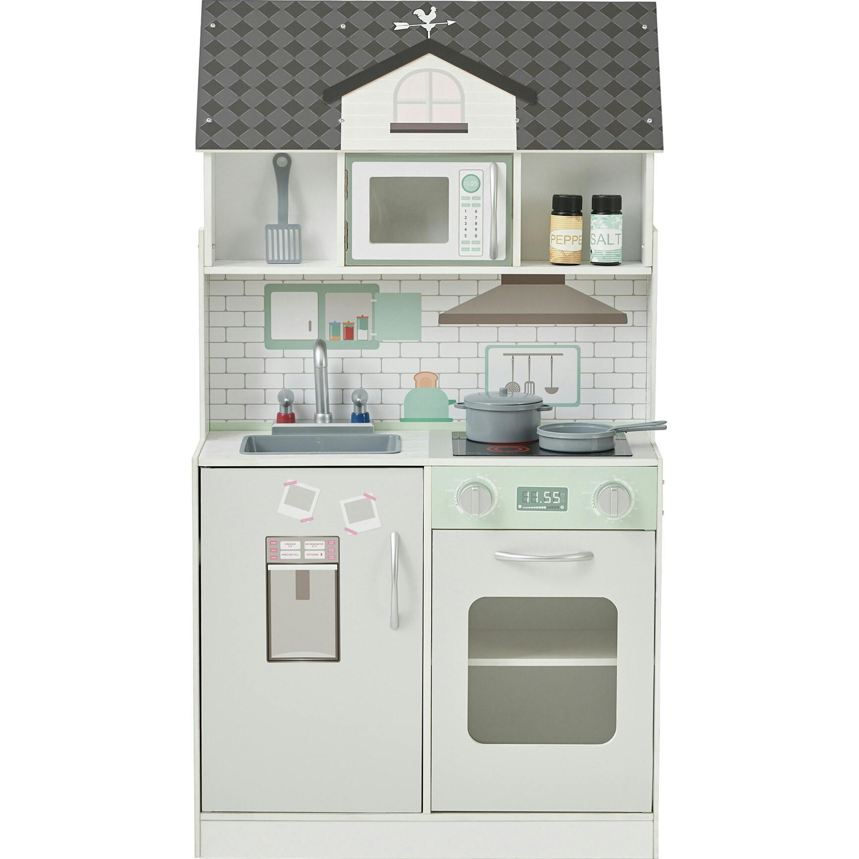 Wonderland Ariel 2-In-1 Dollhouse/Play Kitchen Playset