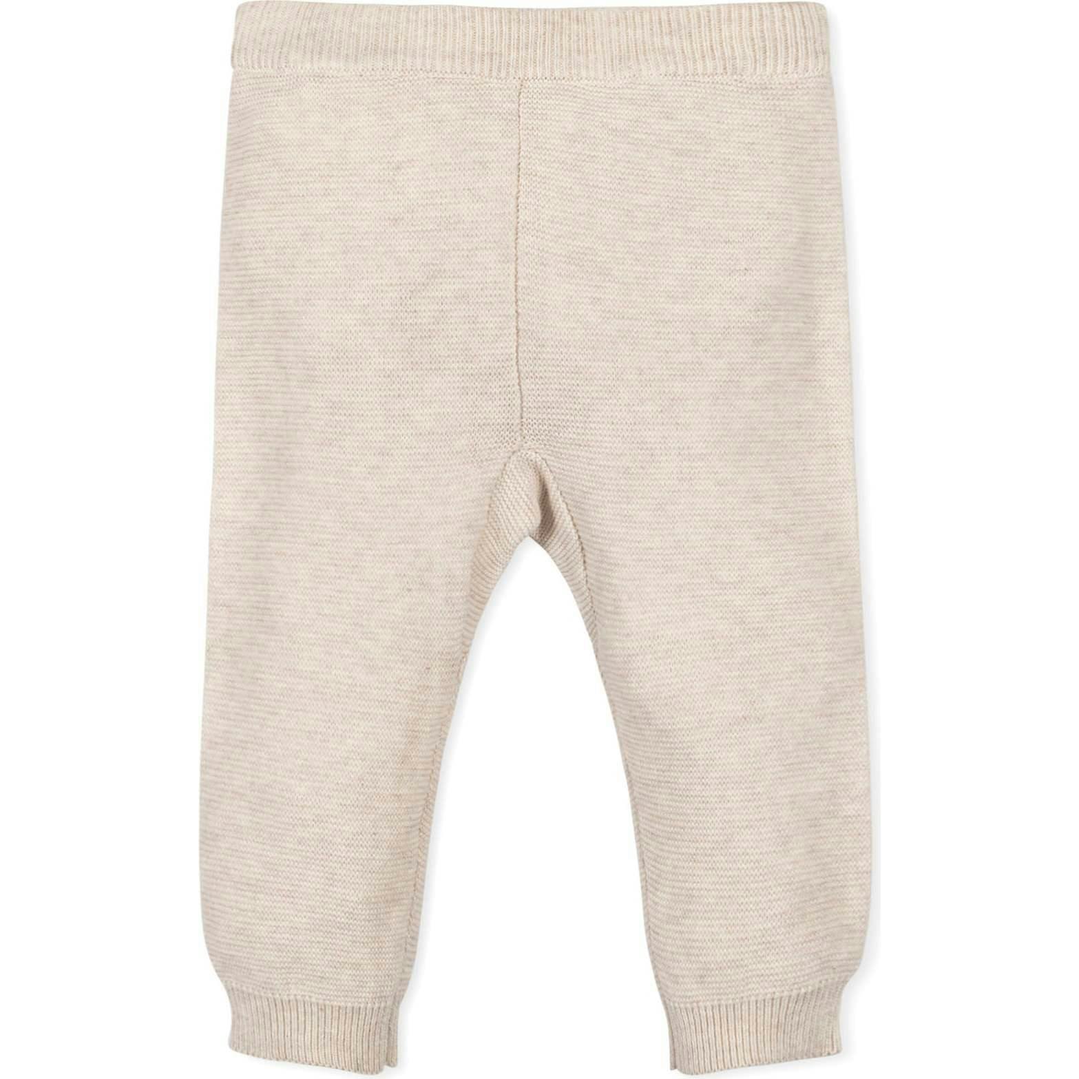 Organic Long Sleeve Cable Cardigan & Legging Sweater Set, Beige