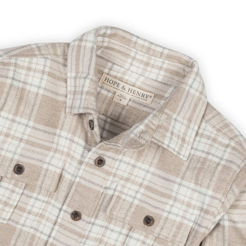 Organic Flannel Double Pocket Shirt
