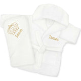Personalized Little Prince Cozy Cuddles Gift Set, White