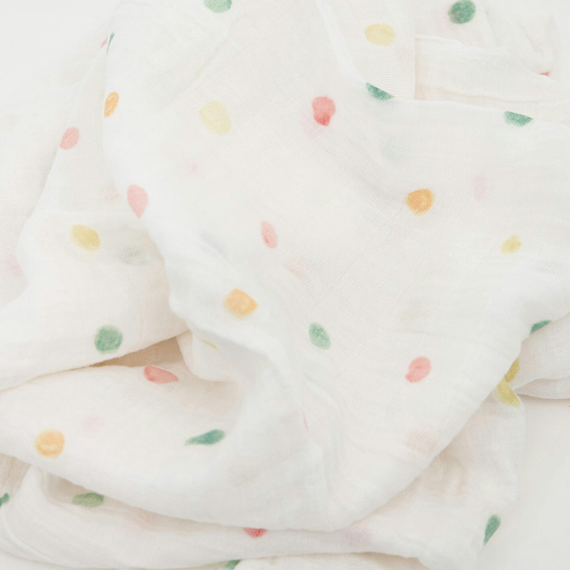 Cotton Muslin Swaddle Blanket 3 Pack - Party Animals
