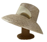Wildflower Sun Hat (PreOrder Shipping June 15th) - Ivory Wide & Short Grosgrain Ribbon