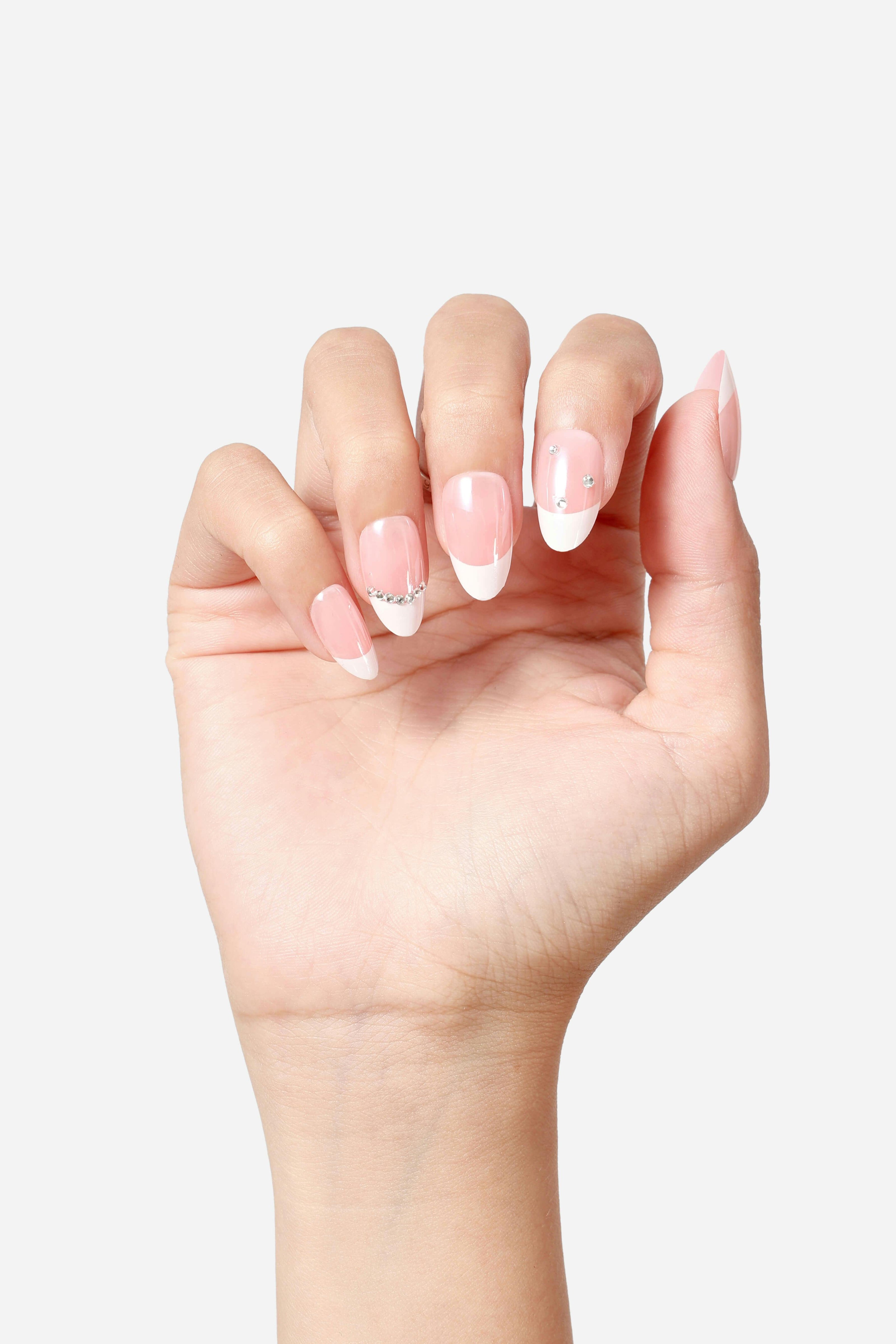 French But Make It Fabulous - Short Almond Press-On Nails