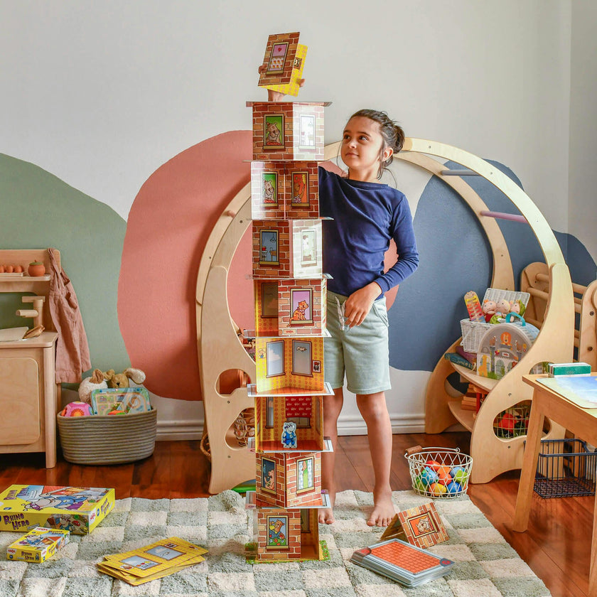 Giant Hero XXL Stacking Cards Game