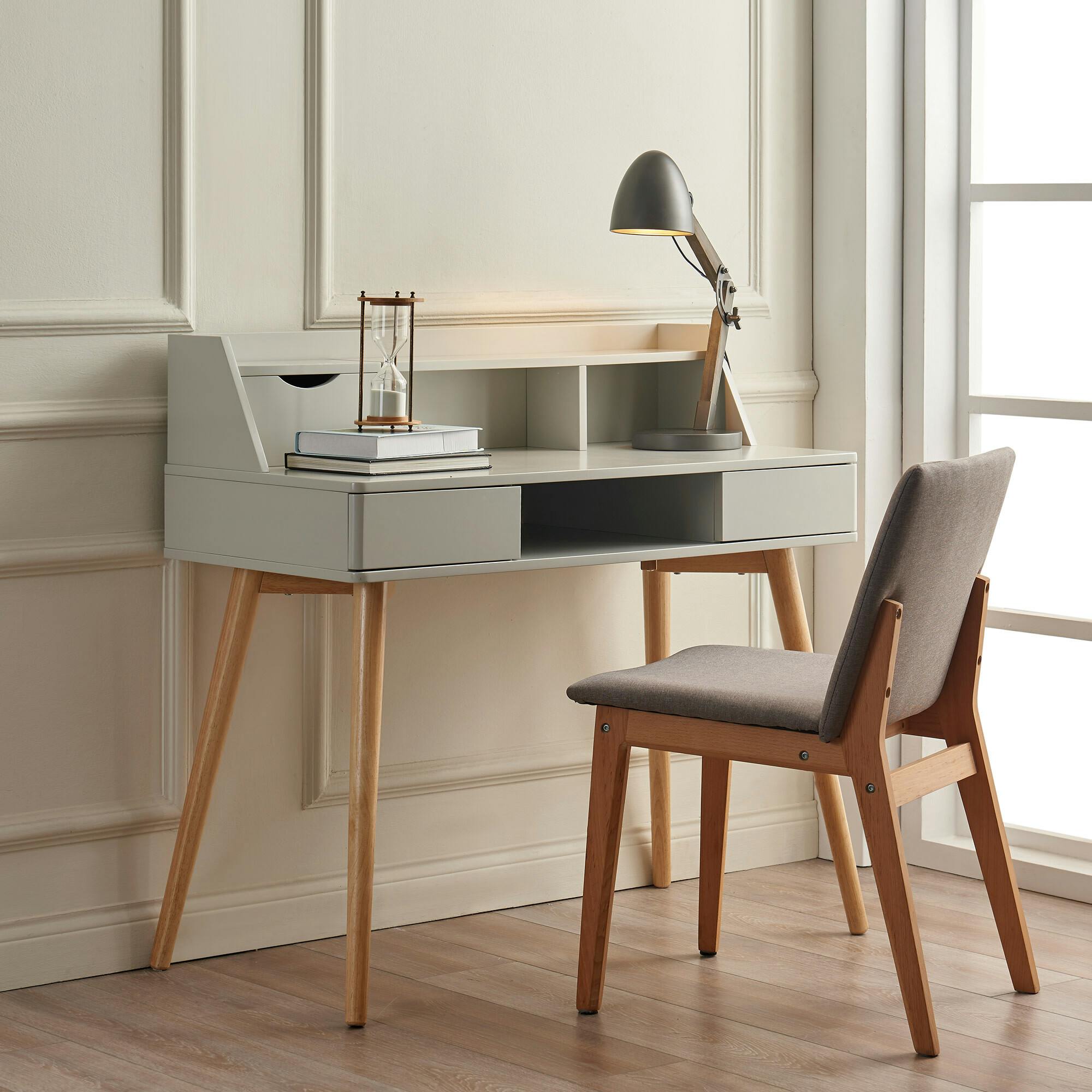 Creativo Wooden Writing Desk with Storage