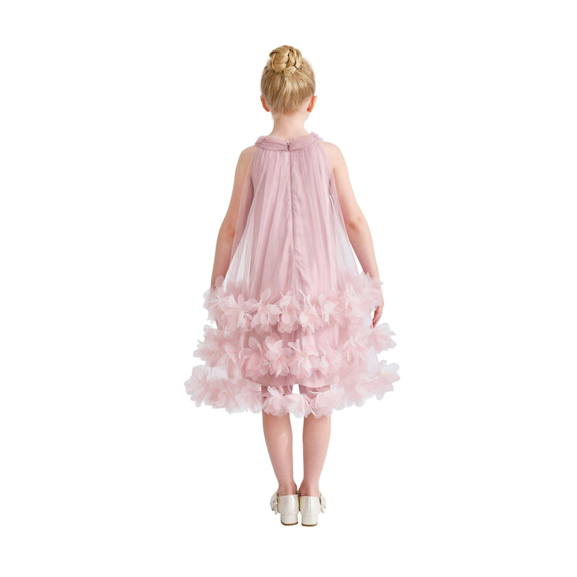 Pink Elaris Floral Gown